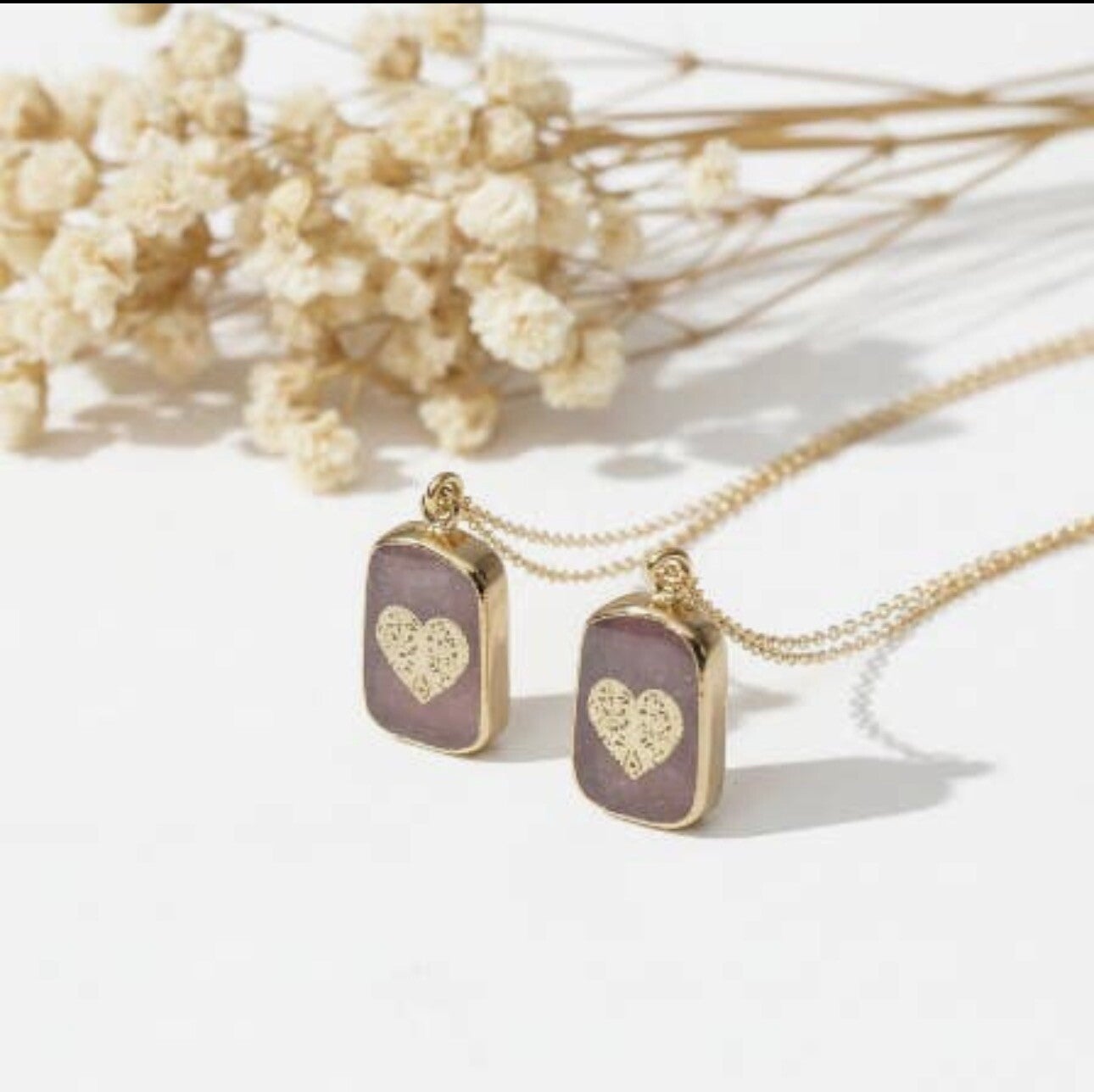 Collar Cuarzo Fresa