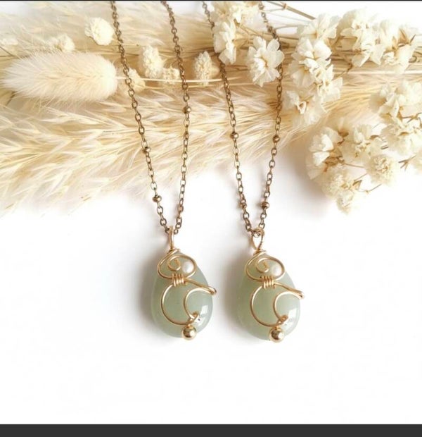 Collar Piedras Aventurina