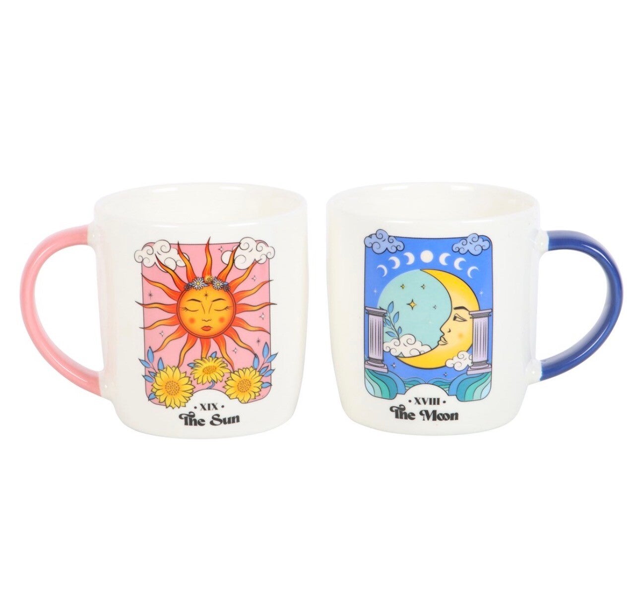 JUEGO DE TAZAS «SOL Y LUNA»  ÉXITO