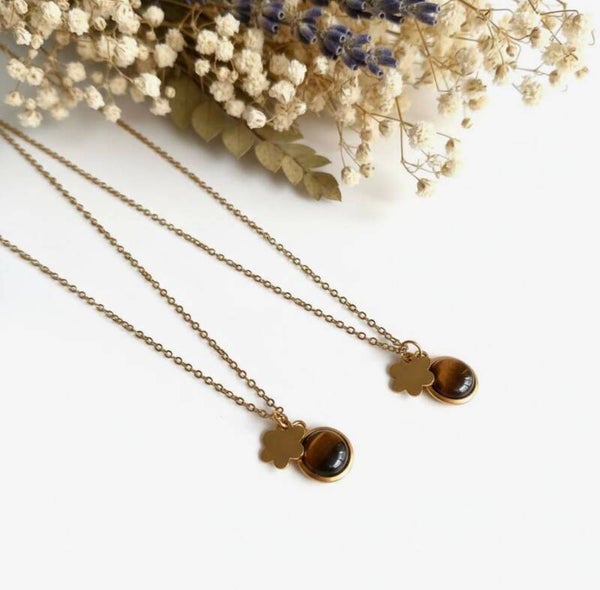 Collar Piedra Ojo de Tigre