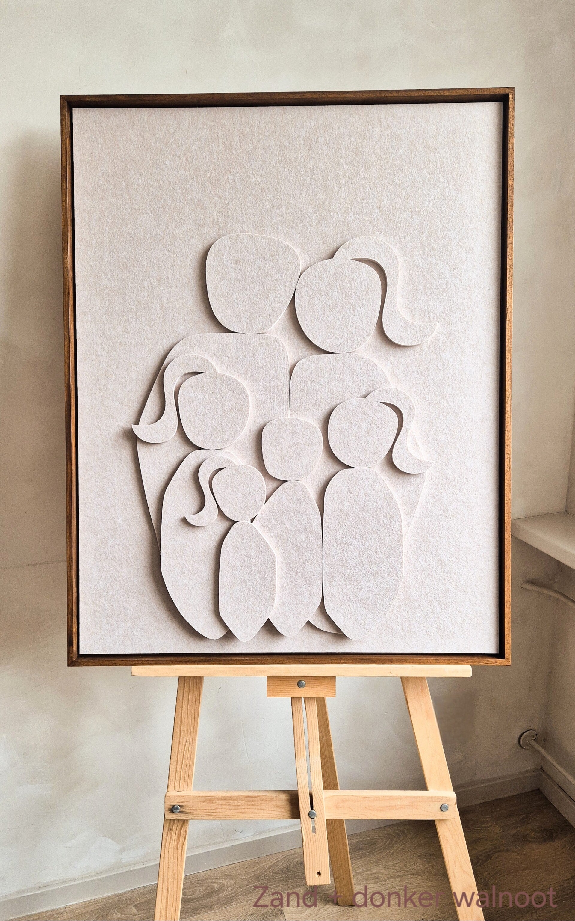 3D familieportret 80x100