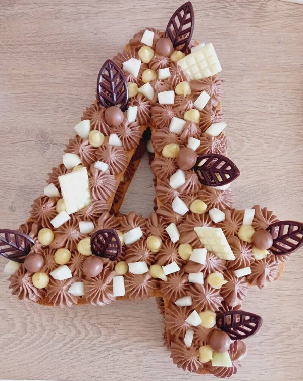 Number cake choco poire