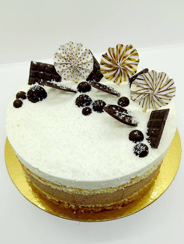 Entremet coco chocolat