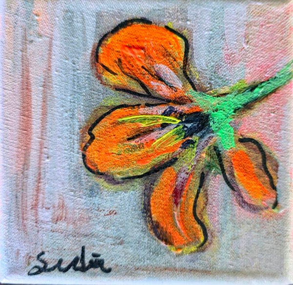 Schilderij van een bloem (I)