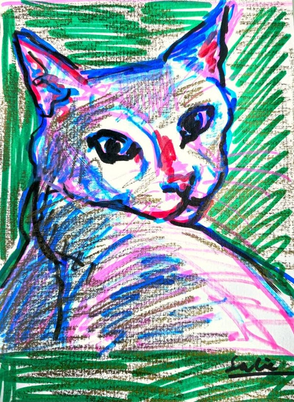 Schets van een kat (XII)