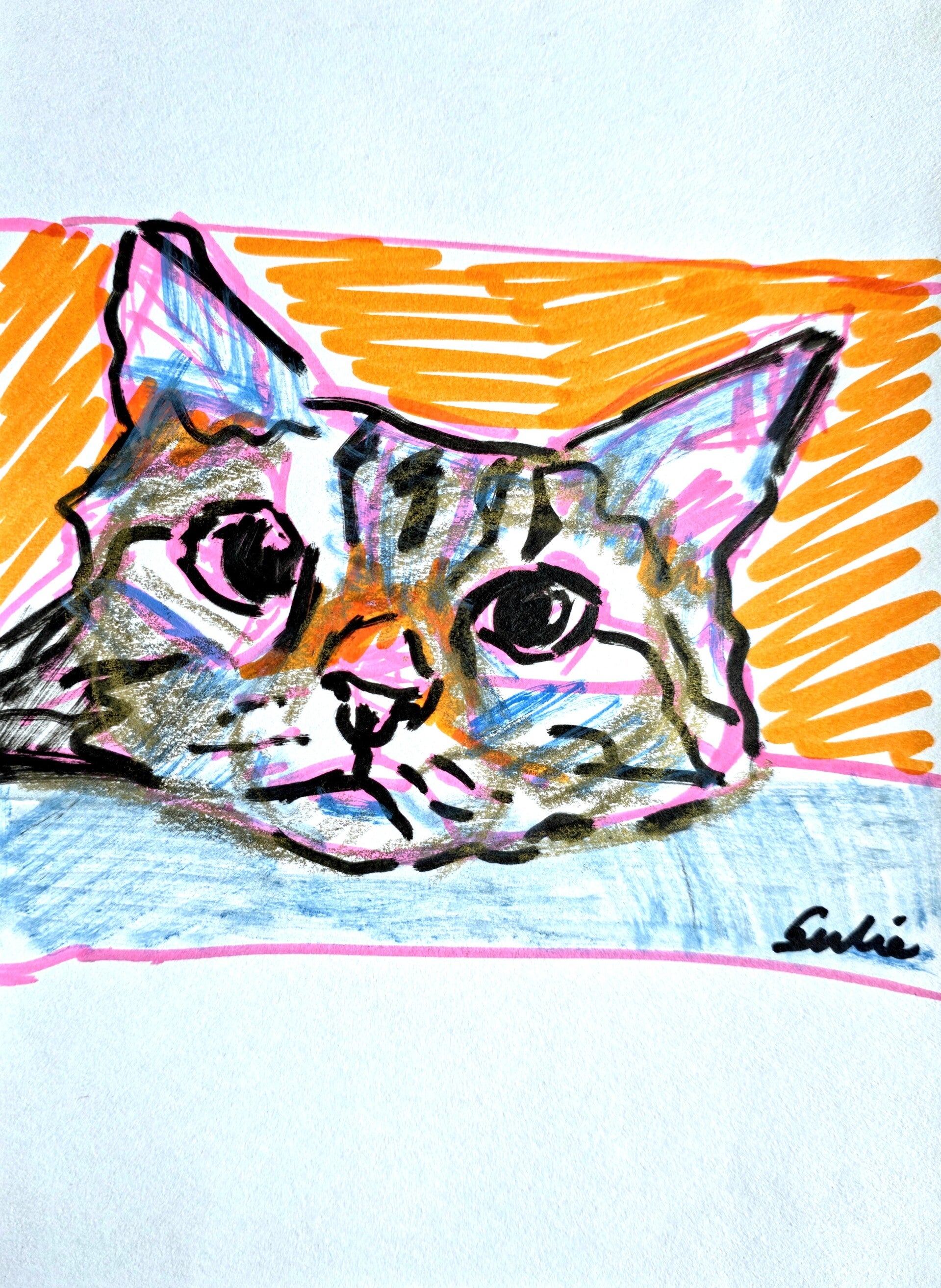 Schets van een kat (XV)