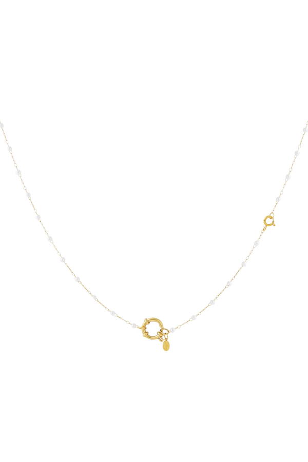 Furfect match necklace - Pearl