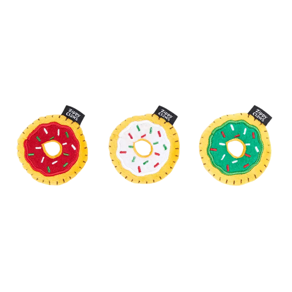 ZippyClaws - Holiday mini donutz 3-pack