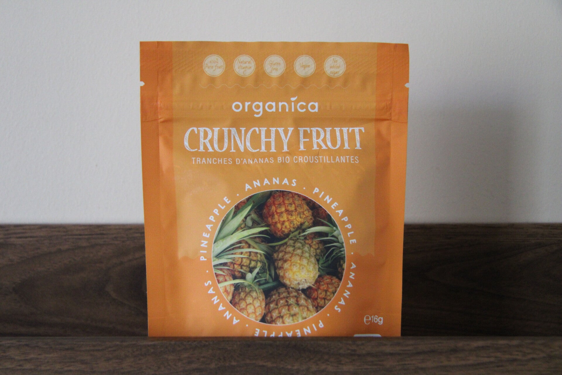 Organica crunchy fruit - Pineapple