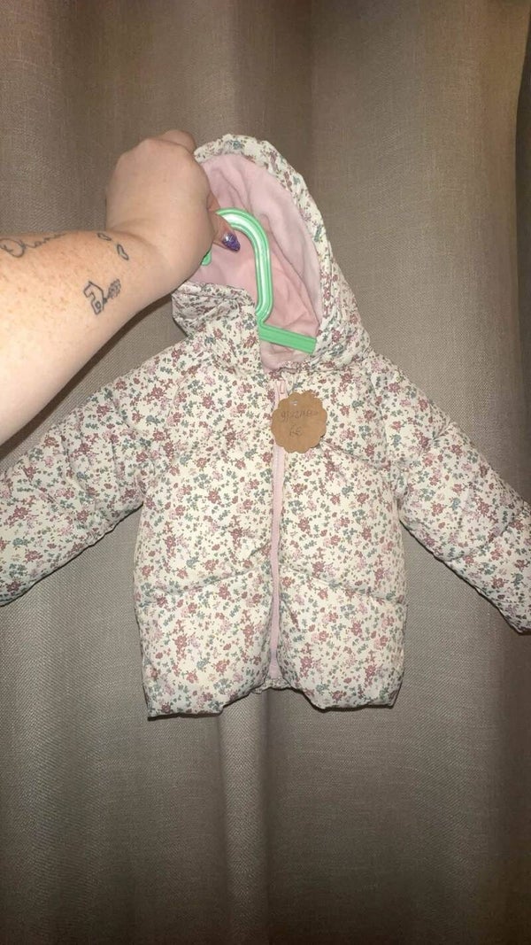 Manteau fleuri