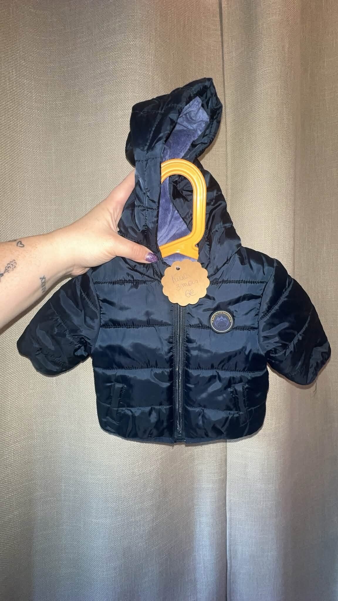 Manteau Kiabi bleu marine