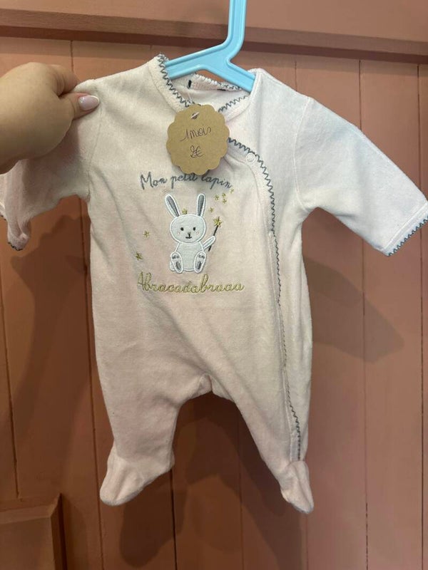 Pyjama velours 1 mois