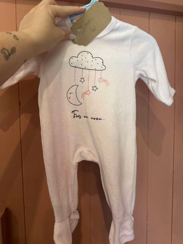 Pyjama velours 3 mois
