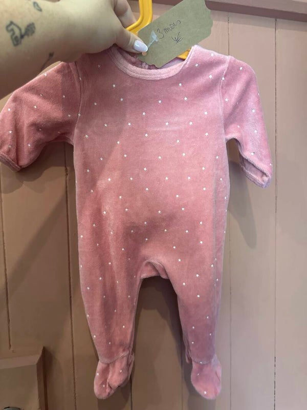 Pyjama velours 3 mois