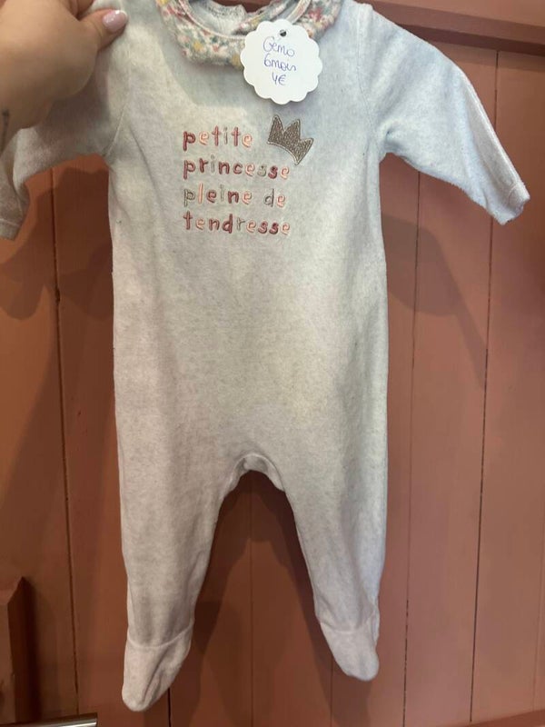 Pyjama velours Gemo 6 mois