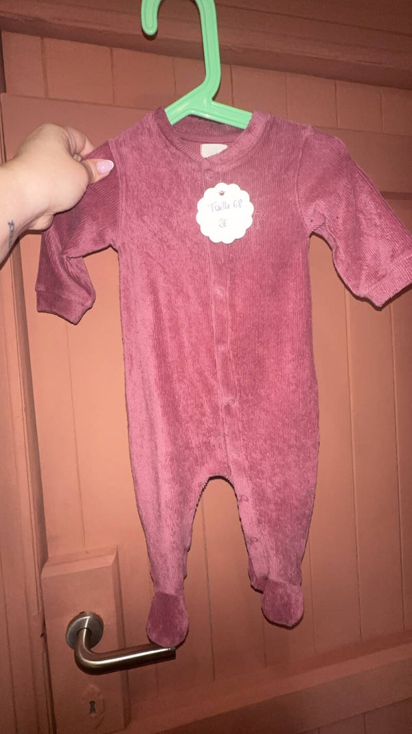 Pyjama velours 6 mois