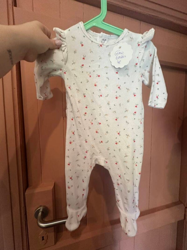 Pyjama velours Gémo 6 mois
