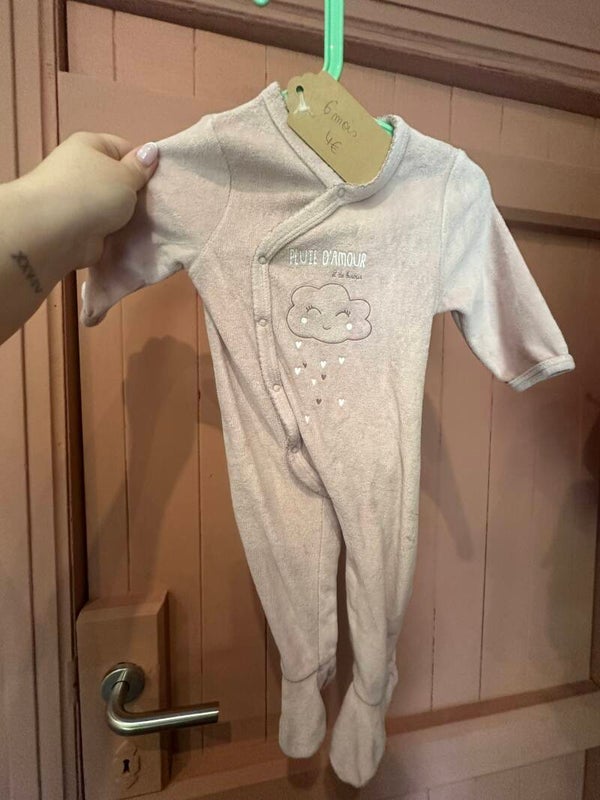 Pyjama velours 6 mois