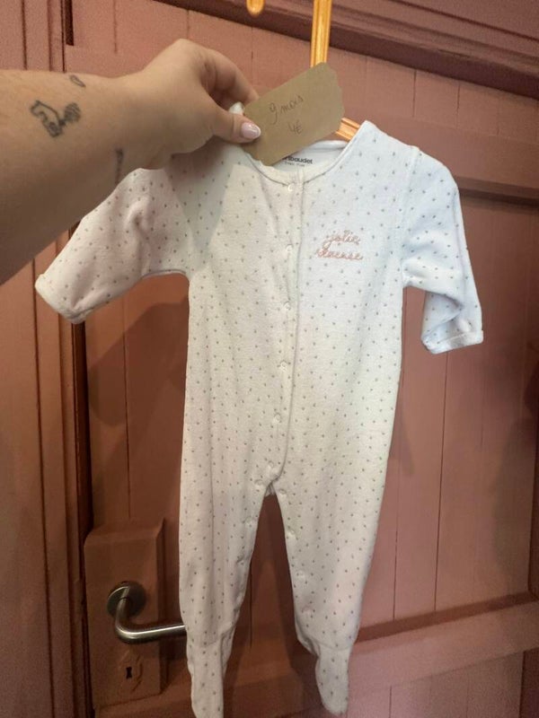 Pyjama velours Vertbaudet 9 mois
