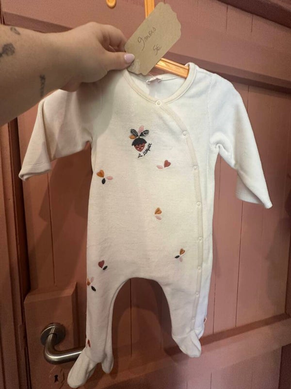 Pyjama velours Catimini 9 mois