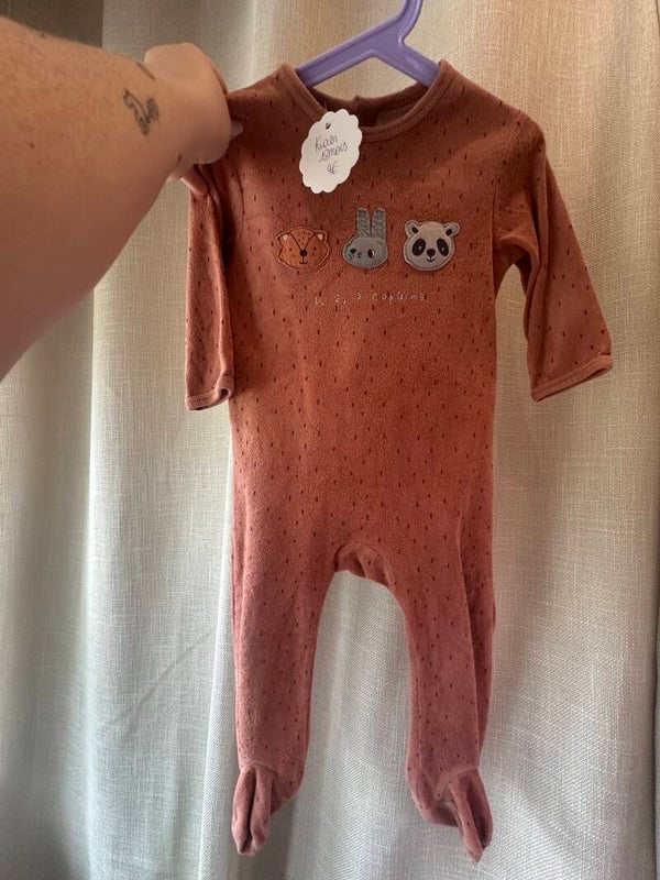 Pyjama velours Kiabi 18 mois