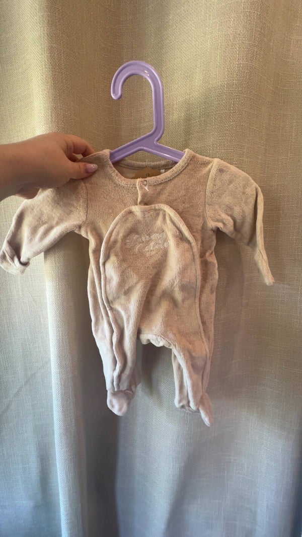 Pyjama 1 mois orchestra beige