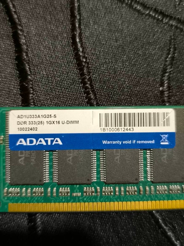 Arbeitsspeicher DDR1 333Mhz (25) 1GX16 U-DIMM