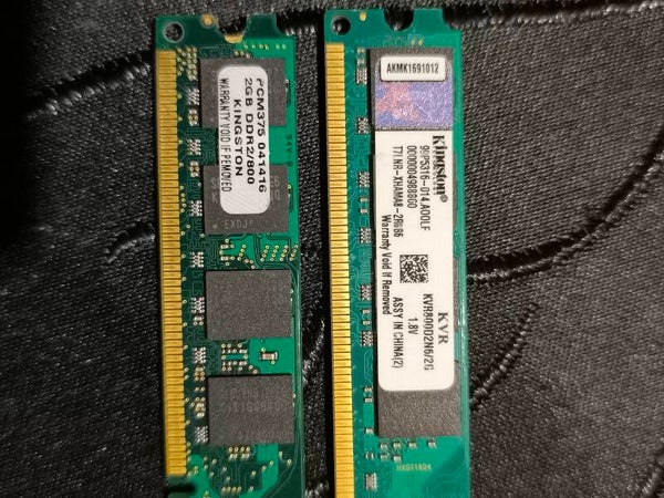 2x2GB Kingston DDR2 RAM 800Mhz