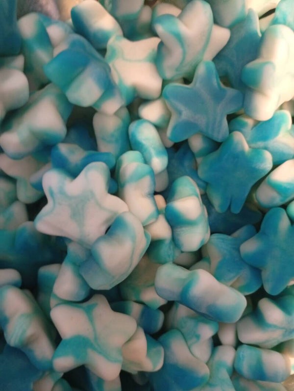 Etoile bleue lisse