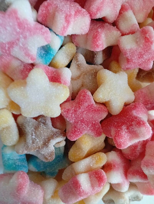 Etoile multicolore sucré