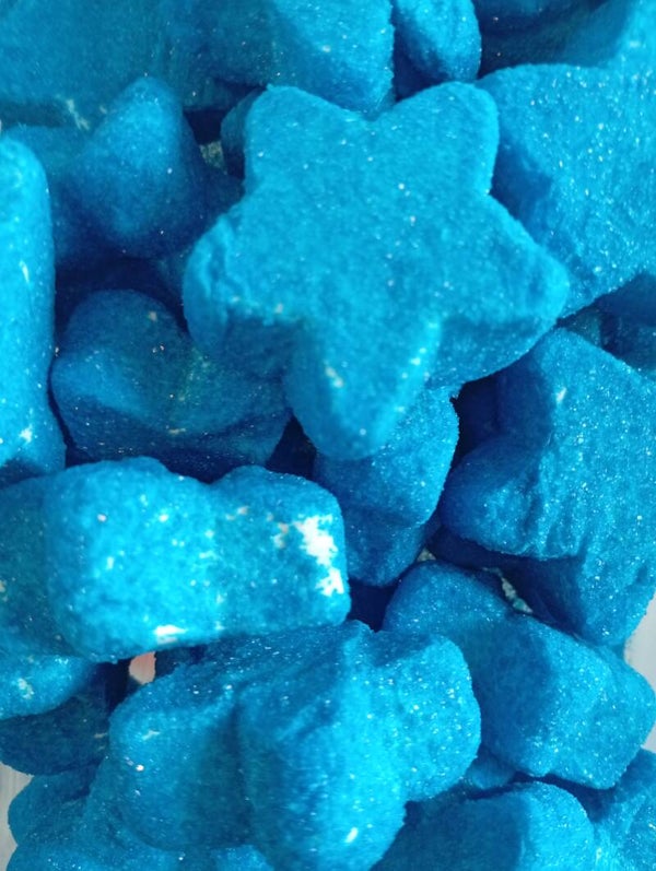 Guimauve étoile tâche langue bleue