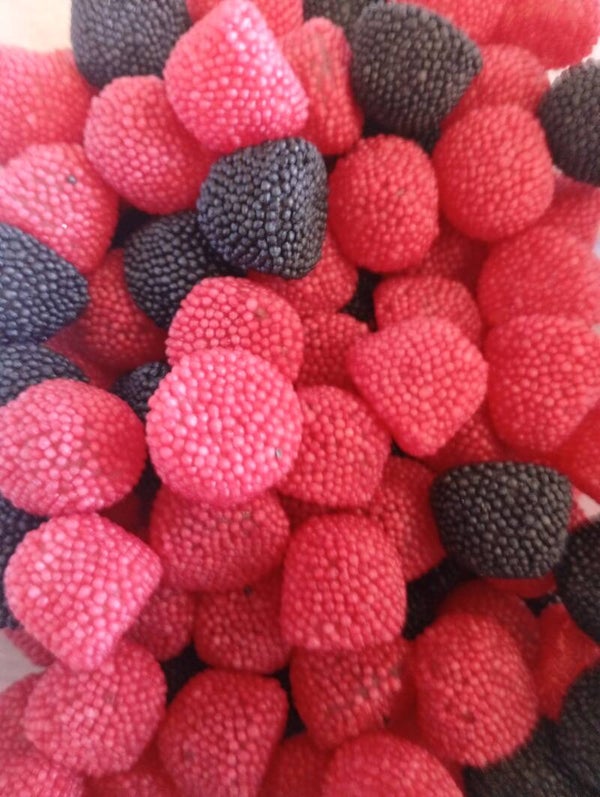 Mure rouge et noir