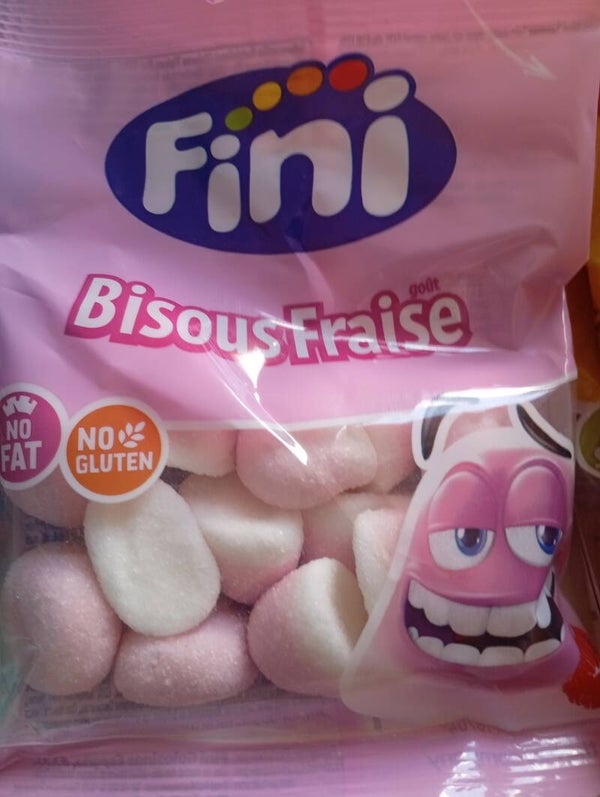Bisous fraise sachet fini