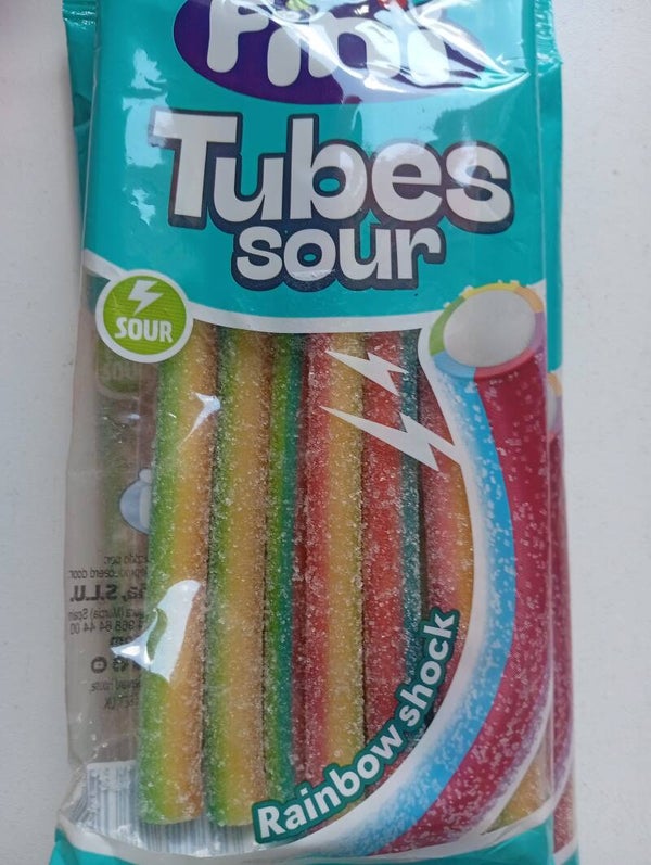 Tube arc-en-ciel  acidulée