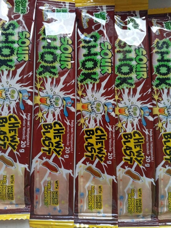 Pâte à mâcher sour shok