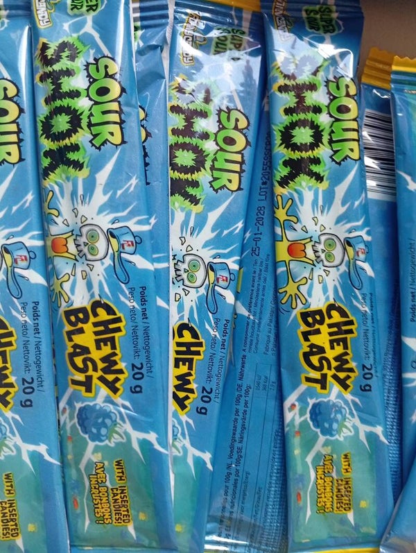 Pâte à mâcher sour shok