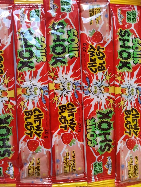 Pâte à mâcher sour shok