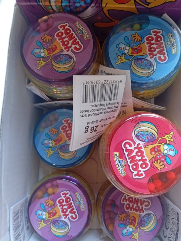 Yoyo avec mini bonbons candy