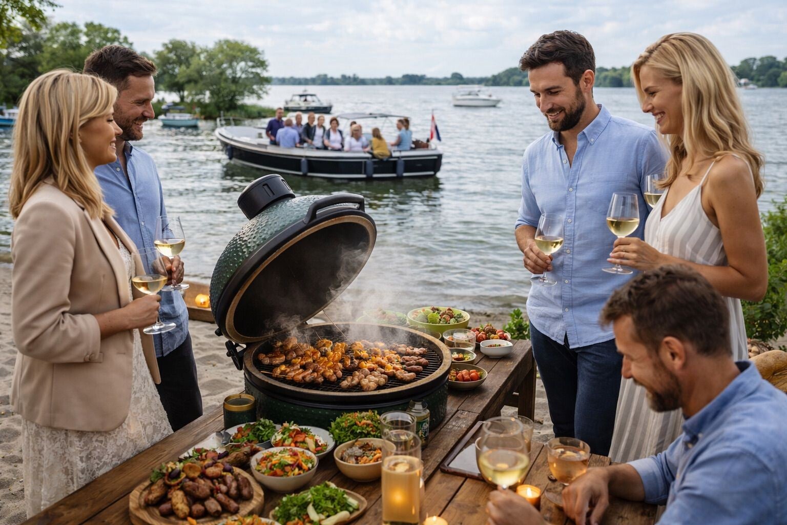 Zakelijke Event, Openvaren, business event, Loosdrecht, Utrecht, Breukelen, Kortenhoef, Weesp, Utrecht , Kapitein met sloep 