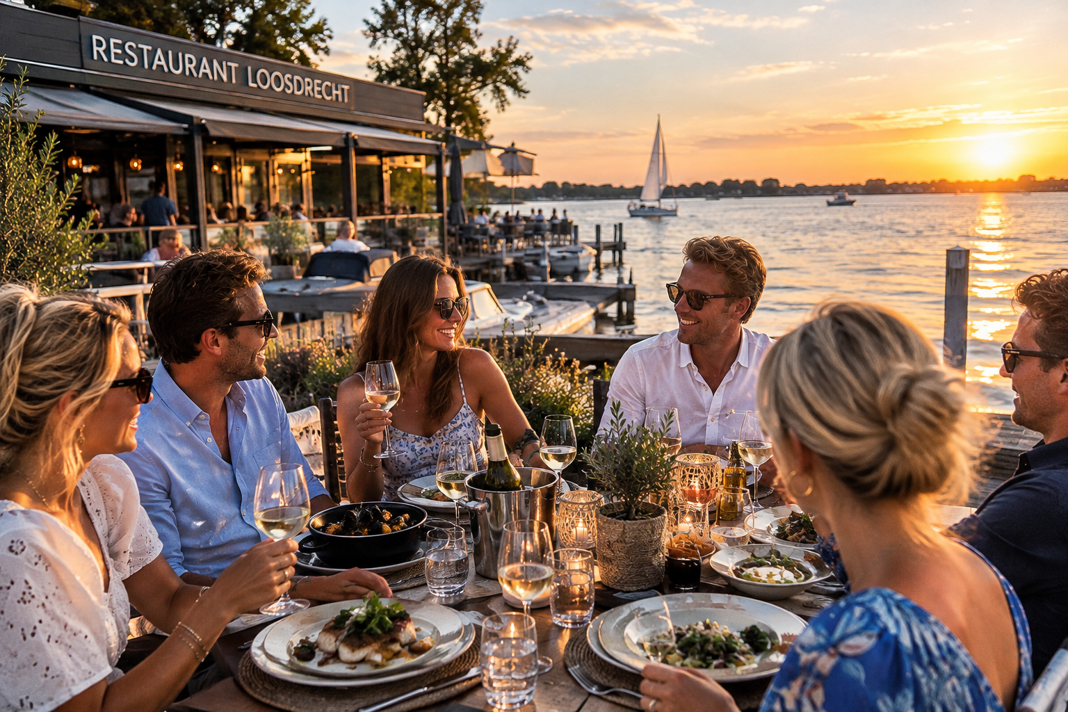  Beleef een onvergetelijk bedrijfsuitje met Kapitein met Sloep! Geniet samen met collega's van een luxe vaartocht over de Loosdrechtse Plassen en sluit de dag af met een gezellige barbecue op een prachtig eiland. Heerlijk eten, lekkere drankjes en ontspan