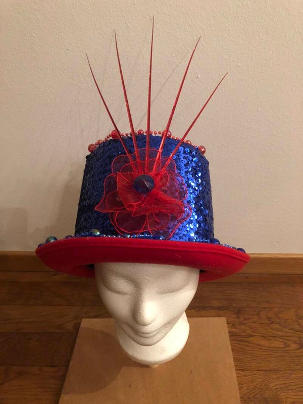 Tophat vilt rood