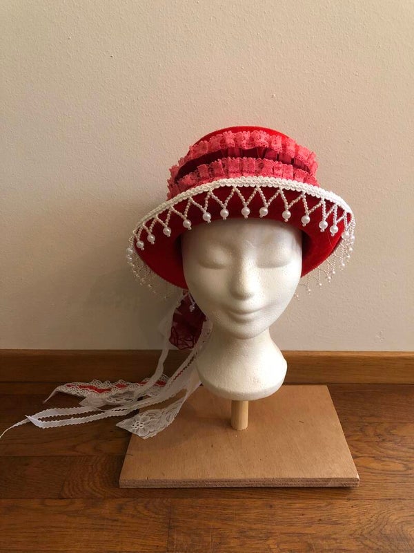 Hoed vilt rood