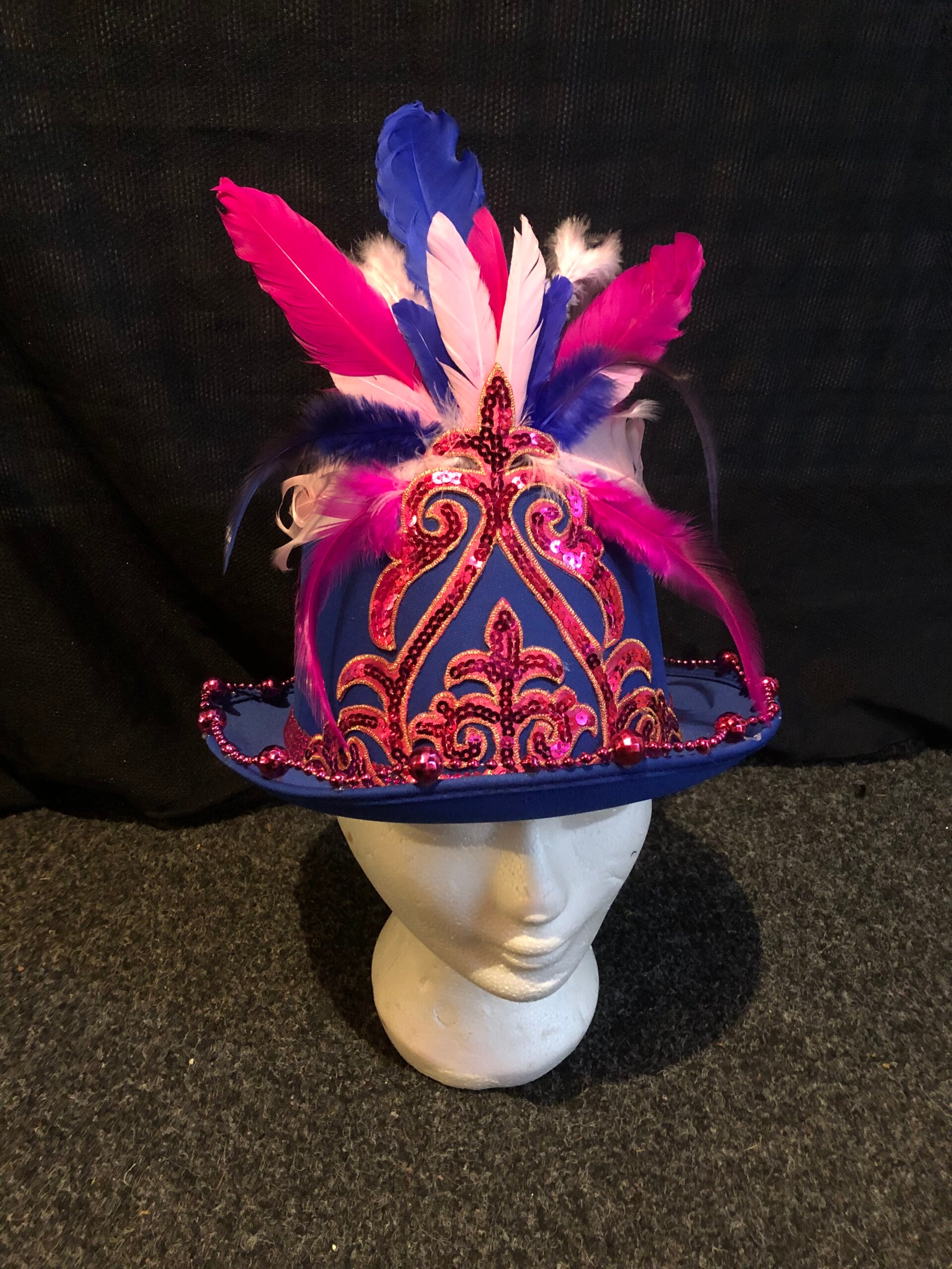 Tophat blauw