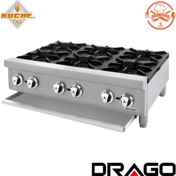 PARRILLA DE 6 QUEMADORES CG-60