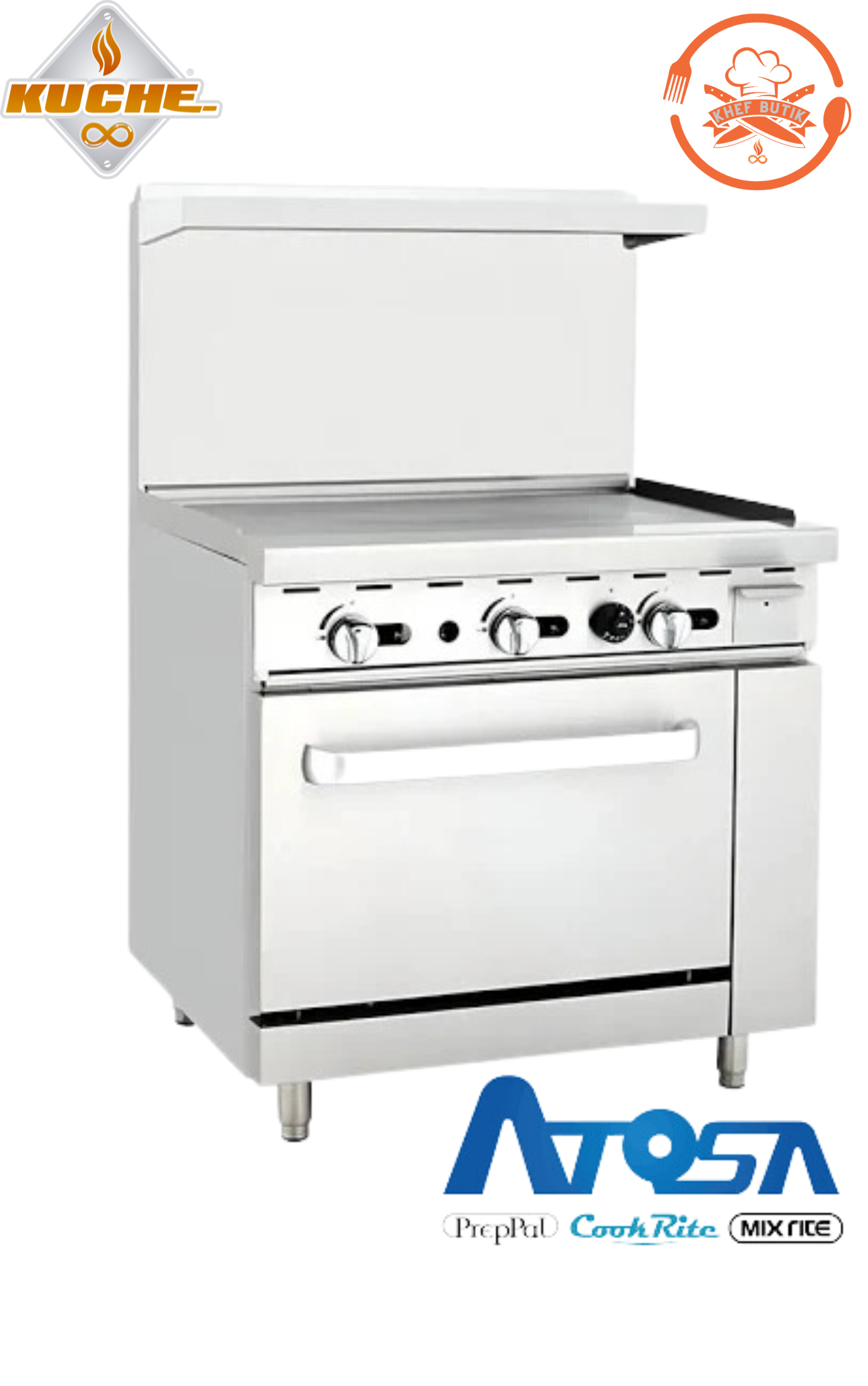 ATO-24G ESTUFA PLANCHA CON HORNO