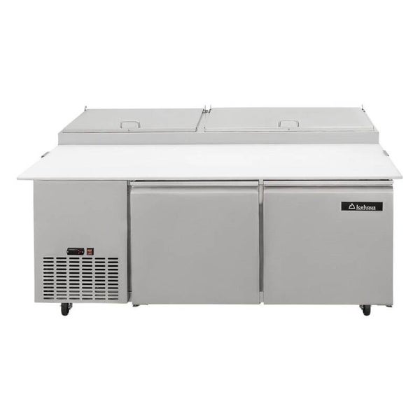 MESA REFRIGERADA MP-2P-SS-02  PARA PIZZA DE 2 PTS