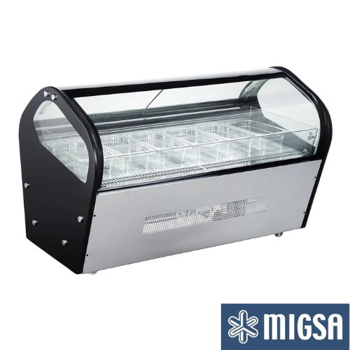 VITRINA EXHIBIDORA HELADOS 110v RTD-122L