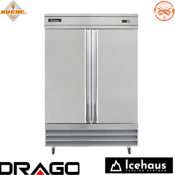 REFRIGERADOR RV-2PS-SS-01 2 PUERTAS TODO ACERO INOXIDABLE