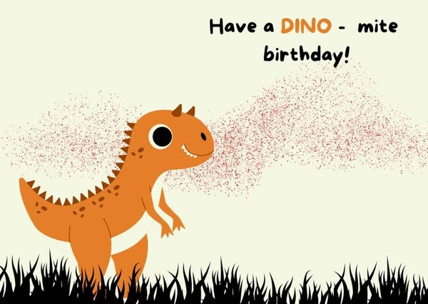 Dino MITE - kinderkaart