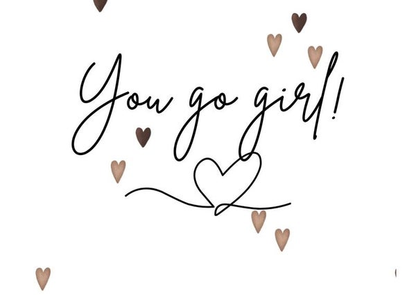 Kaart You go girl